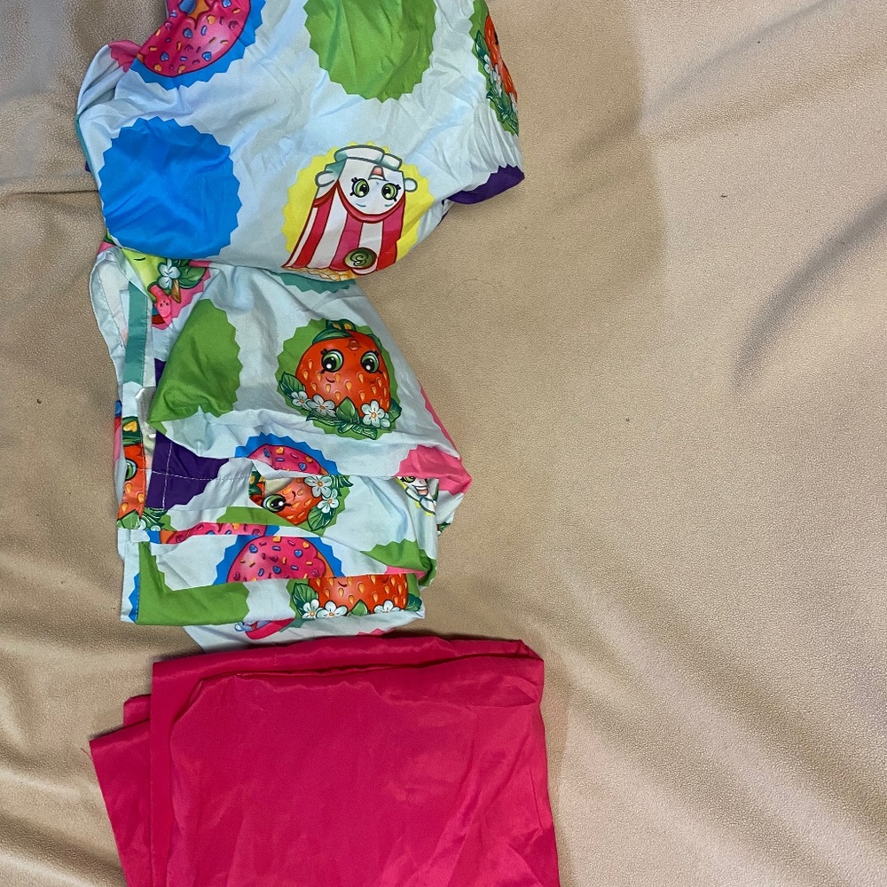 Kids Shopkins Twin sheet set